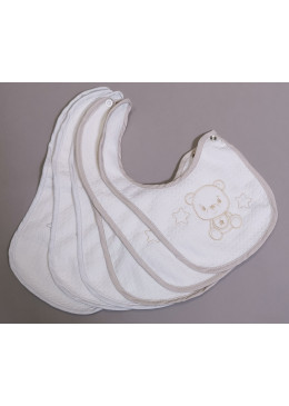 6PZ BAVETTE IN JAQUARD CON CLIPS