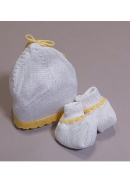 SET CAPPELLINO E SCARPINE FILO