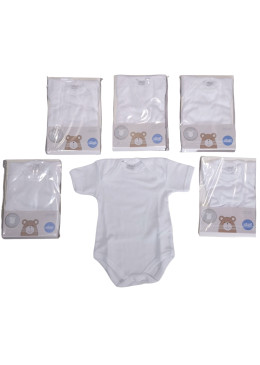 BODY B/CO M/M PC 6 COTONE BIANCO