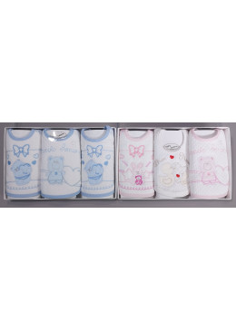 SET REGALO 3 BAVETTE IN JAQUARD